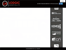 Tablet Screenshot of lodgichospitality.com